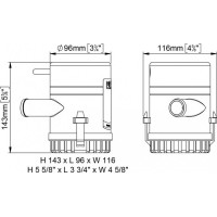 Marco UP1500潛水泵95 l / min