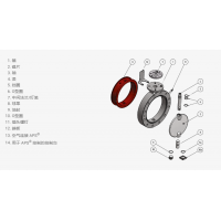 Warex DKZ APS?系列蝶閥，可在 -40 °C 至 +200 °C 的溫度范圍內(nèi)使用