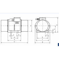 vibra振動電機(jī)DV-B4/45用于篩分輸送振動等原裝進(jìn)口